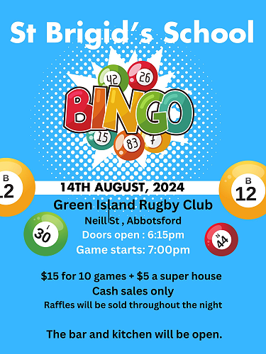 St Brigid's School Bingo Night