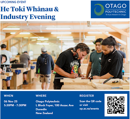 He Toki Whānau &amp; Industry Evening