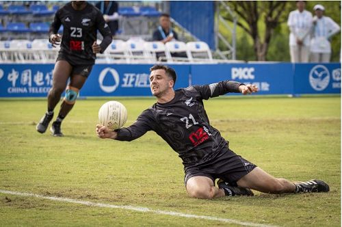 Team camptain, Samuel Kempf in action