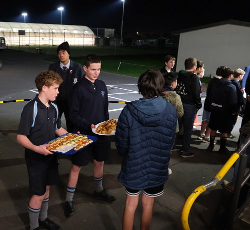 The Hospitality Suite provided food for visitors