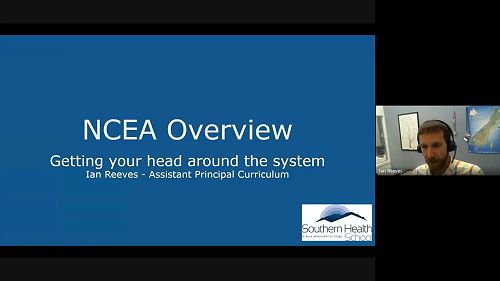 Video: NCEA Information Evening 2025 - An overview of NCEA with Ian Reeves