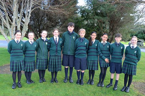 The ten Year 7 Speech finalists