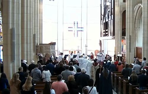 Easter Sunday Procession at the Cathedral