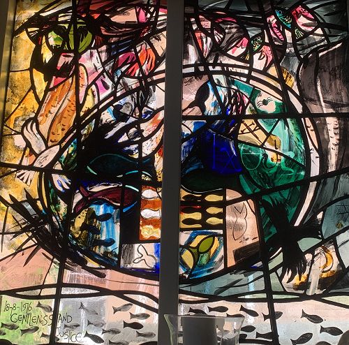 Stained glass window, Church of the Good Shepherd, Murrayfield.