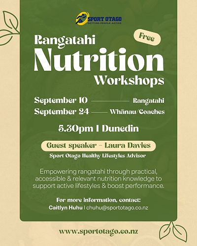 Rangatahi Nutrition Workshops
