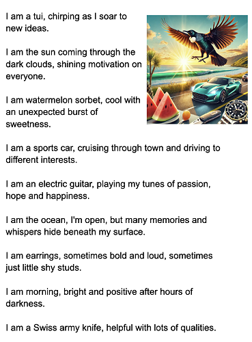 Metaphorical Poem by Zoey