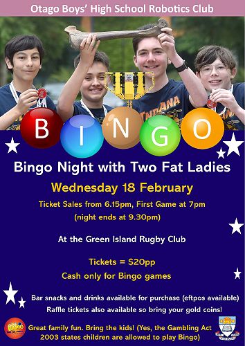 Robotics Bingo Night