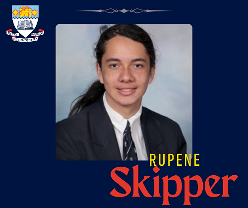 Rupene representing New Zealand at the International Science School!