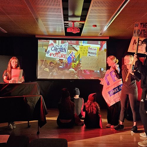 Year 13 Major Drama Production -The Boy Who Blew up the Pandemic