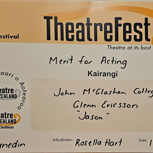 Theatrefest 2025 Otago Regional Competition