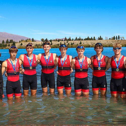U18 Coxed Eight, who took silver at Maadi Cup earlier this year and were awarded Gold Pockets.