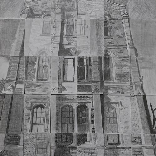 Durham House, by the Year 9 Art class.