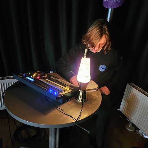 Senior Drama students perform their Henry V scene at the University of Otago's Lunchtime Theatre programme, at Allen Hall Theatre.