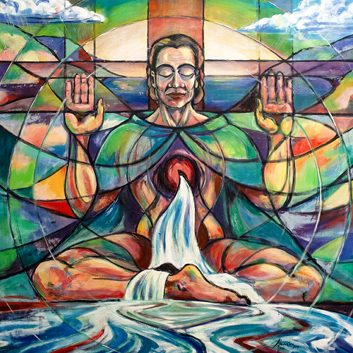 "The Cosmic Christ" by Annett Hanrahan RSCJ © Used with permission