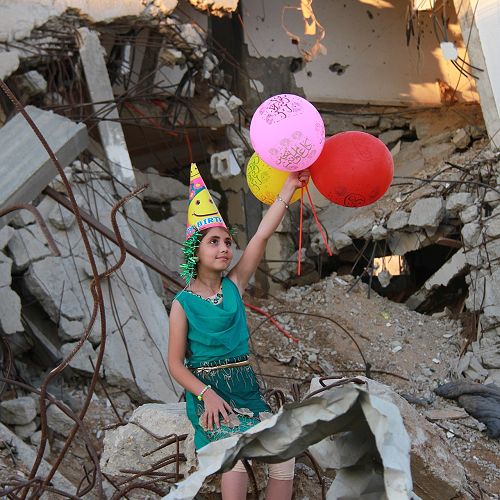 Birthday hope in Gaza