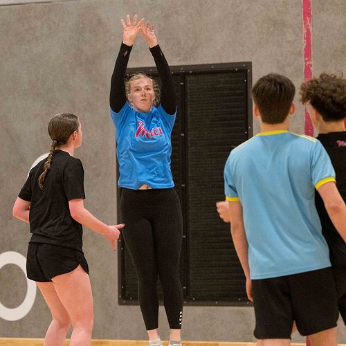 Mixx star Rosie Smith in action for East