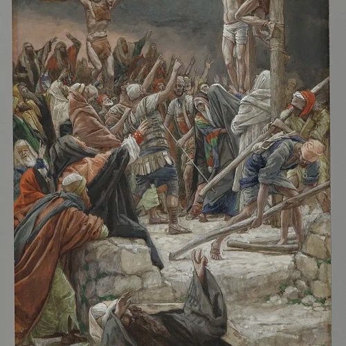 "The Pardon of the Good Thief" by James Tissot