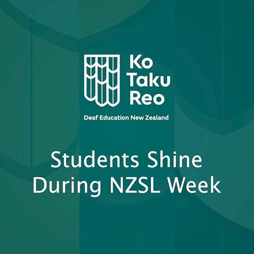 Video: Students Shine During NZSL Week