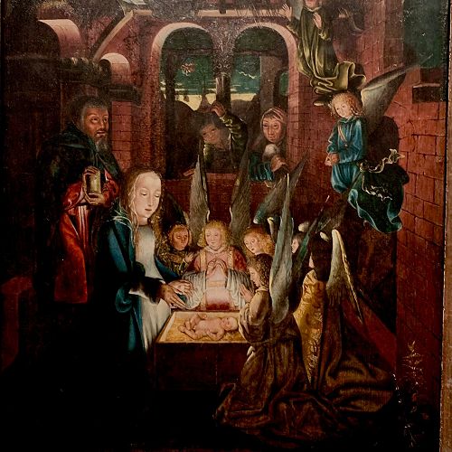 BARTHOLOMÄUS BRUYN [1493–1555 Germany], Birth of the Saviour