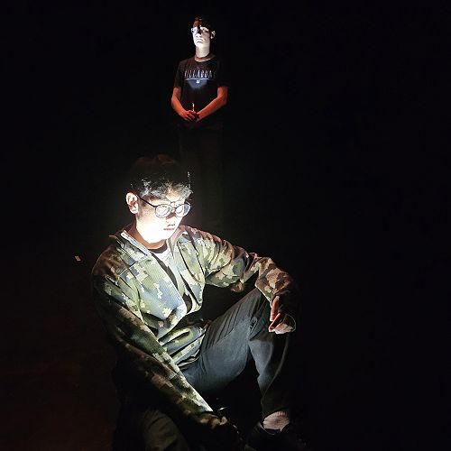 Senior Drama students perform their Henry V scene at the University of Otago's Lunchtime Theatre programme, at Allen Hall Theatre.