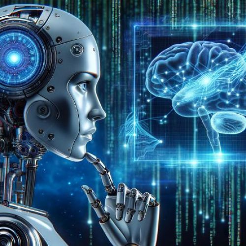AI’s ability to learn through thinking, akin to human cognitive processes, showcases its potential and limitations in mimicking human reasoning and adaptation. Credit: SciTechDaily.com