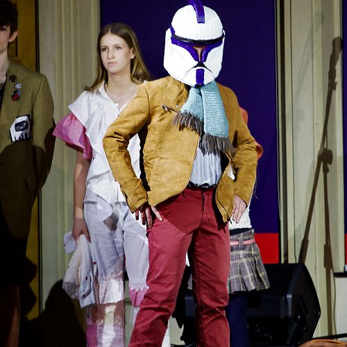 Fashion at McGlashan - photo by Jonny Leitch, Yr13