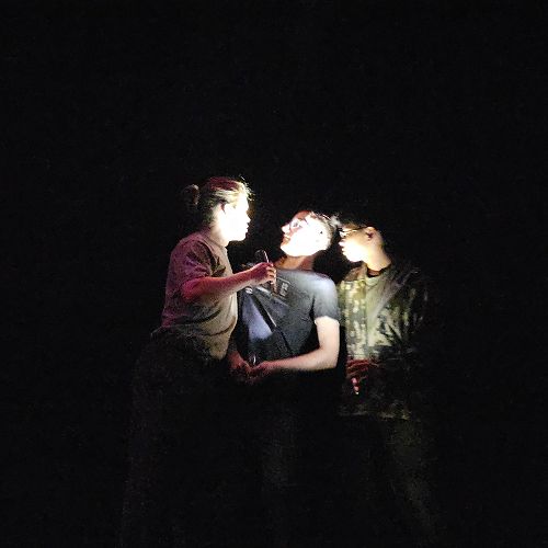 Senior Drama students perform their Henry V scene at the University of Otago's Lunchtime Theatre programme, at Allen Hall Theatre.