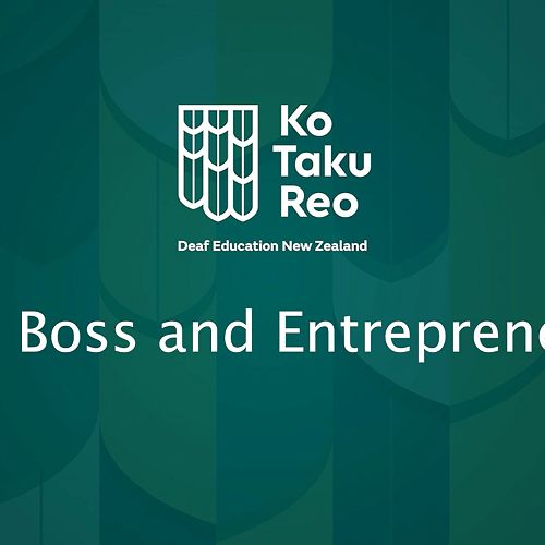 Video: The Boss and Entrepreneur!