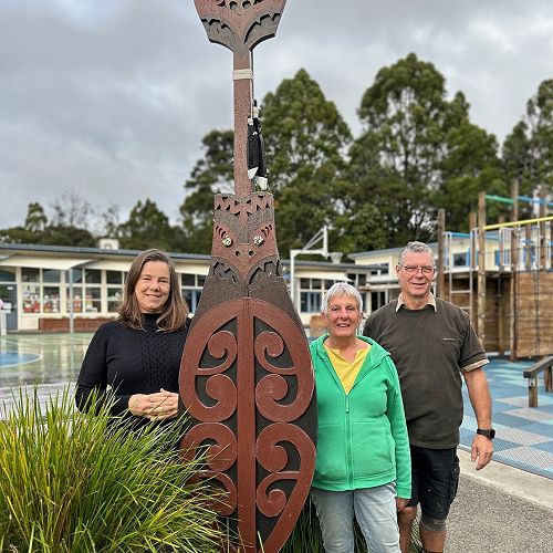 Lillian, Sandra and Wayne