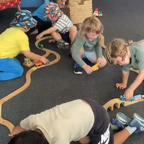 Video: Having fun with the train set!