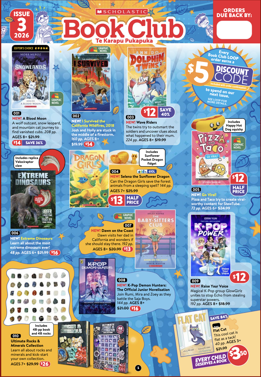Scholastic Book Club, Issue 3, 2026