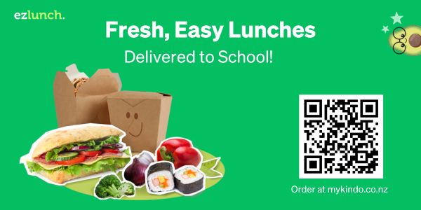 Lunch orders available at Kaikorai School 🍣