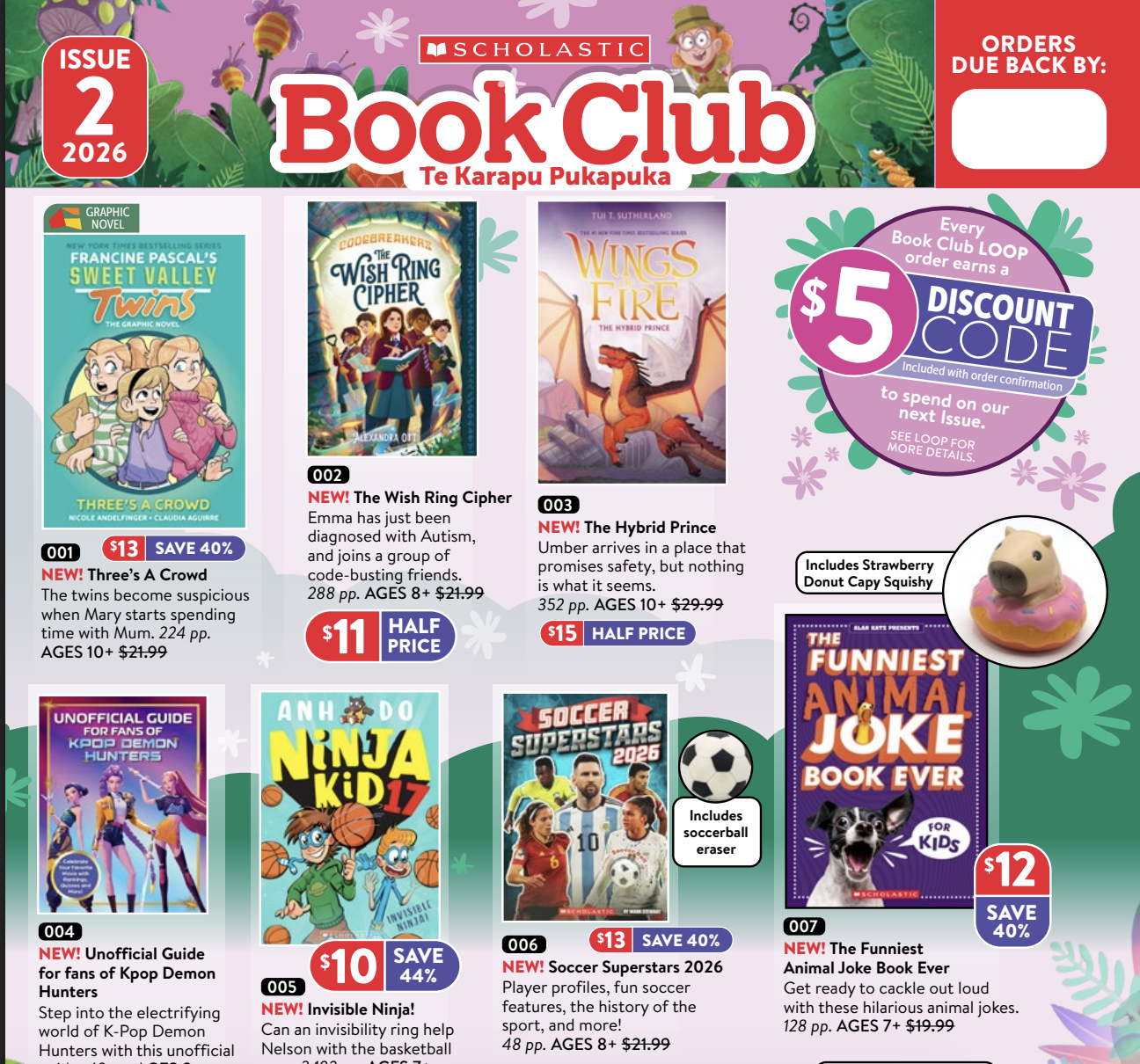 Scholastic Book Club, Issue 2, 2026