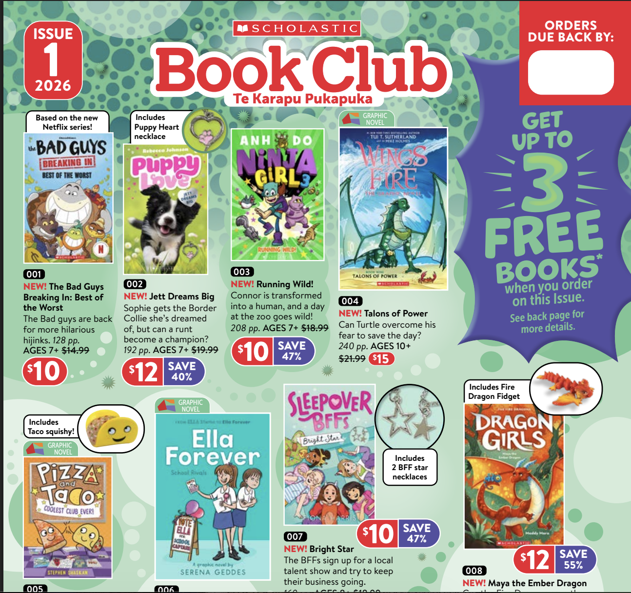 Scholastic Book Club, Issue 1, 2026