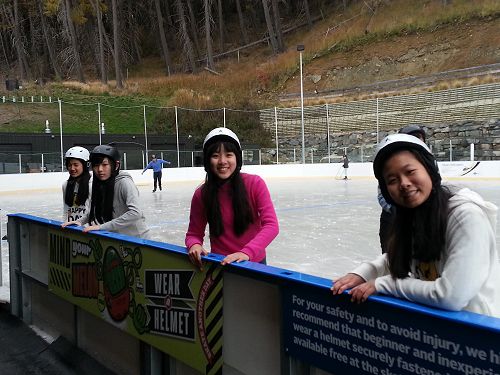 Smart NZ Group Student | Ice Skating Tekapo Springs