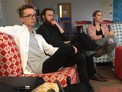 Finn, Kirio and Charlotte.