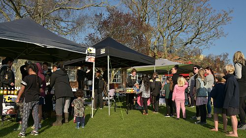 Lines for the candy floss - Harington House