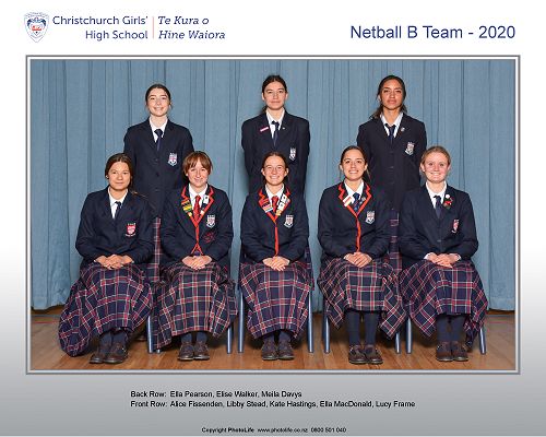 Netball B Team 2020