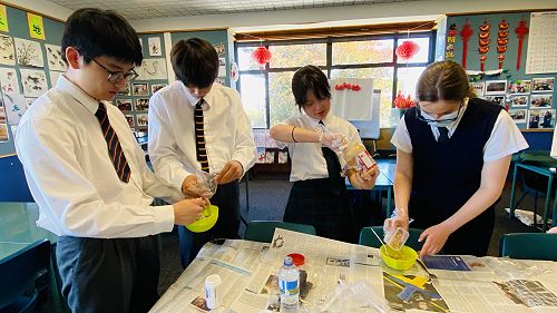 Our JMC classmates who take IB Chinese got to join on in on the experience