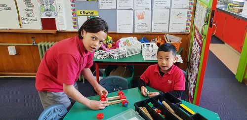 Team Awa and Wairere Buddy Class