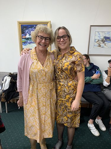 Ms Jenness Riethmaier and Grace Walding