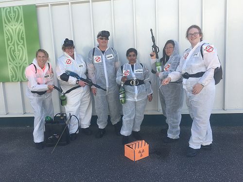 Maths Department as Ghost Busters