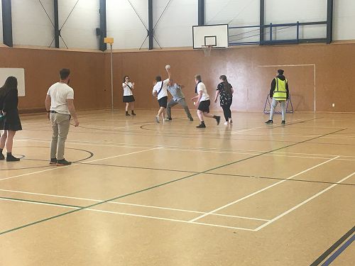Staff vs Student Tchoukball 14/08/20