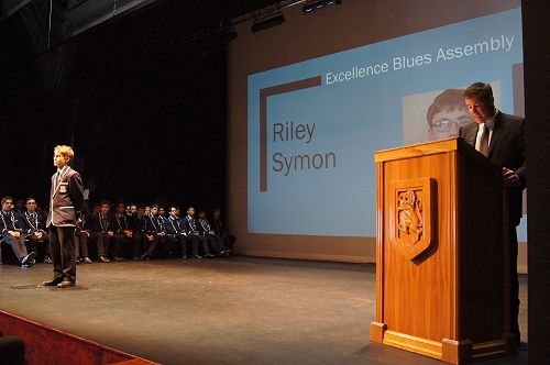 Academic Blues Assembly - Level 2 Endorsed with Excellence 2016.