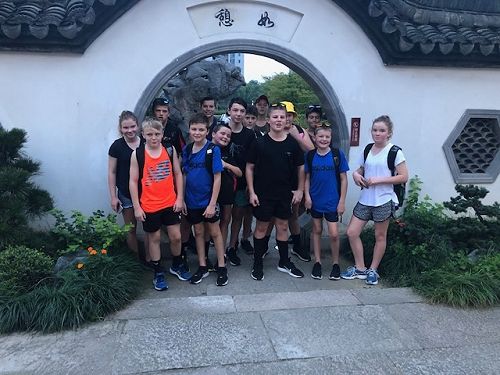 Group at Internet Village, Hangzhou