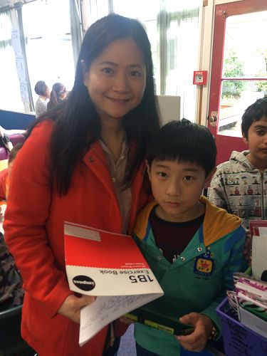 All smiles, a very proud mum!