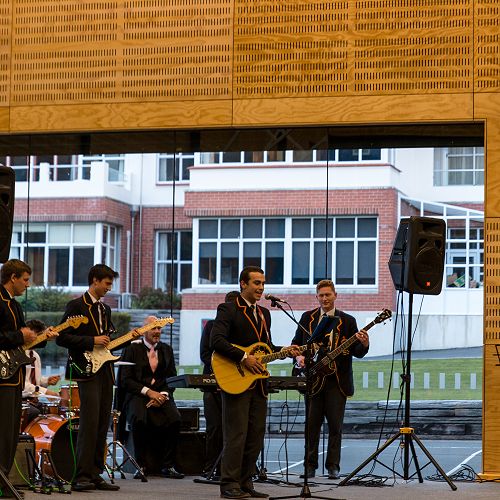 The boys light up the Davies Sports Centre