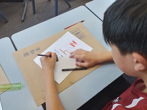 Year 9 DVC students first design task