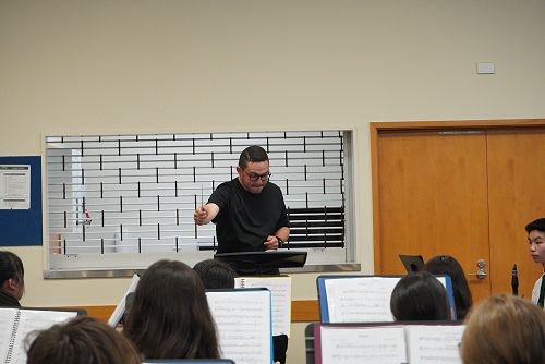 Junior Concert Band at the Aurora Festival