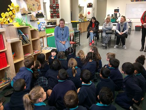 Bianca took us for a session on 'Māori Motif'.